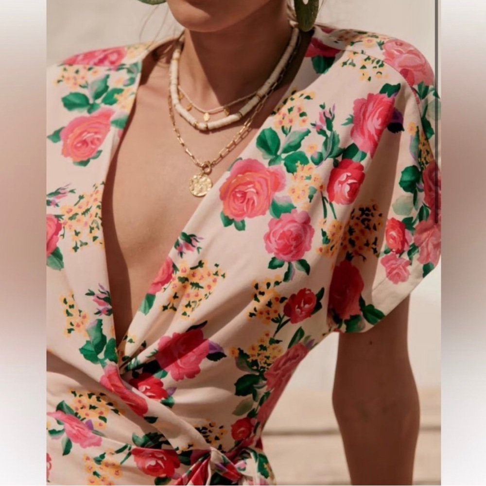 Sezane Samy Wrap Dress